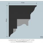 CR 186 Victorian Cornice/Coving