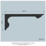 CR 211 S Art Deco Cornice/Coving