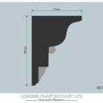 CR 213 Contemporary/Modern Cornice/Coving