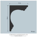 CR 232 L Georgian Cornice/Coving