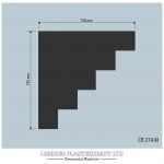 CR 274 M (30mm Step) Contemporary Cornice/Coving