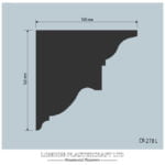 CR 278 L Arts & Crafts Cornice/Coving