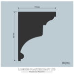 CR 295 L Georgian Cornice/Coving