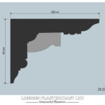 CR 375 L Contemporary Cornice/Coving