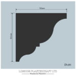 CR 491 Victorian Cornice/Coving