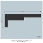 CR 505 Art Deco Cornice/Coving