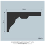 CR 424 Art Deco Cornice/Coving