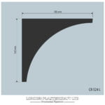 CR 524 L Art Deco Cornice/Coving