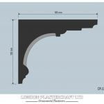 CR 326 Art Deco Cornice/Coving