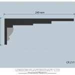 CR 217 L Georgian Cornice/Coving